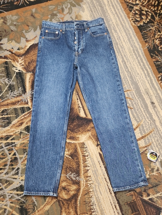 GAP Denim - GAP Cheeky Straight High Rise Jeans - Dark Blue